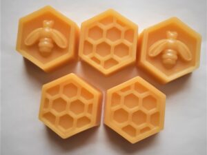 5 Pure Beeswax blocks